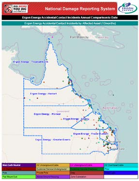 Ergon Energy Report Map